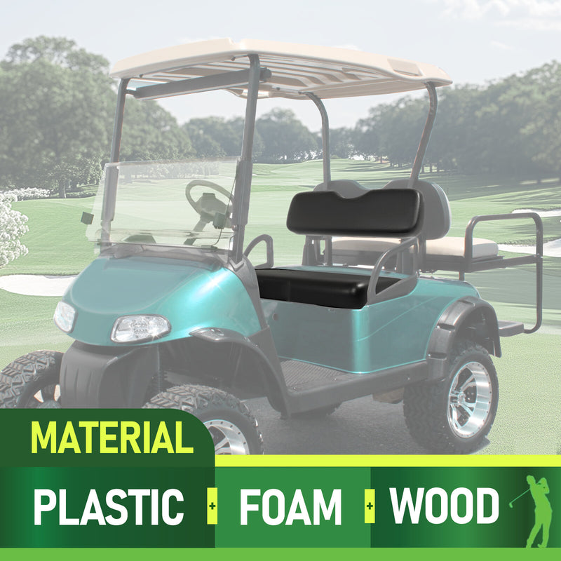 Front Seat Bottom and Backrest Kit for EZGO RXV Back Cushion Golf Cart 08+