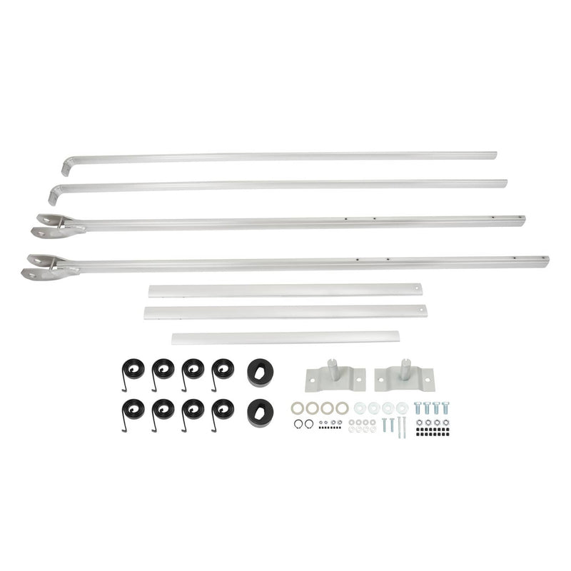 DURAFORCE 4-Spring Aluminum Dump Truck Flip Tarp Arm Kit Prevents Tarp Flapping