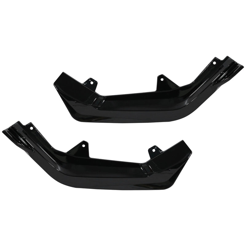 DURAFORCE Fit 2022-2024 Honda Civic LX EX Si Gloss Black Front Bumper Lip Splitter 3PCS