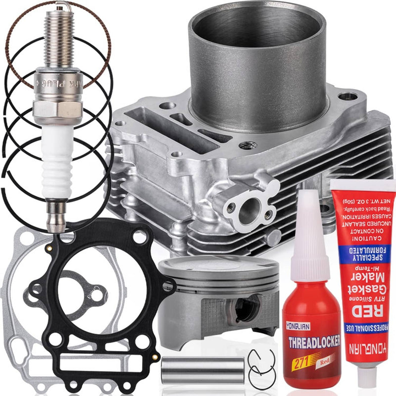 Top End Rebuild Kit Cylinder Piston Gaskets for Suzuki Eiger 400 King Quad 400