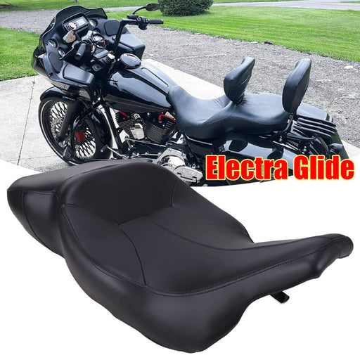 DURAFORCE Rider Passenger 2up Seat for Harley Touring Electra Glide FLHT 1997-2007