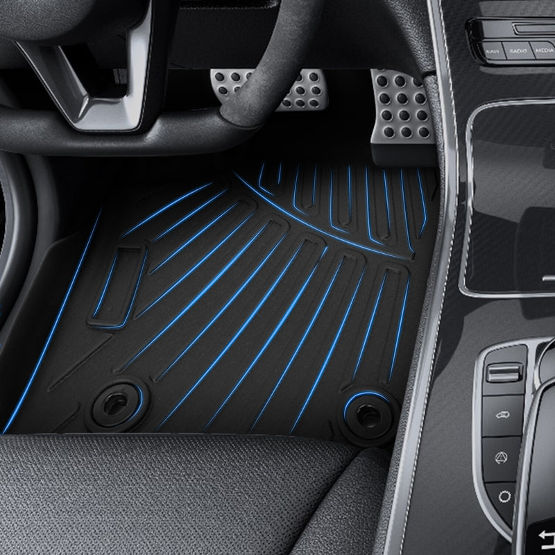Floor Mats for Toyota Tacoma Double Cab 2024 2025 2026 1st & 2nd Row Liner