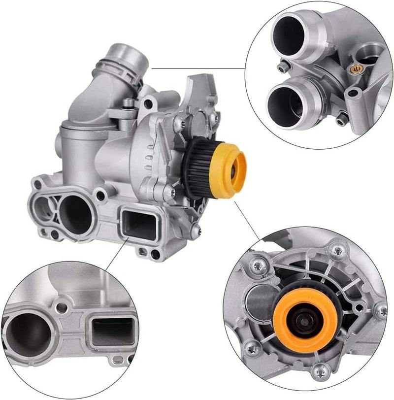 06H121026 Water Pump & Thermostat for Audi A3 A4 A5 VW CC Tiguan GTI 1.8T 2.0T