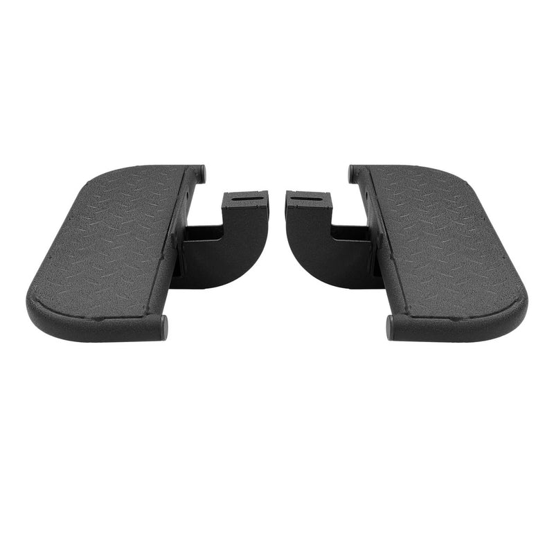 DURAFORCE Steel Side Hood Steps Running Board Nerf Bar for Jeep Wrangler JL 2018-2025 2dr