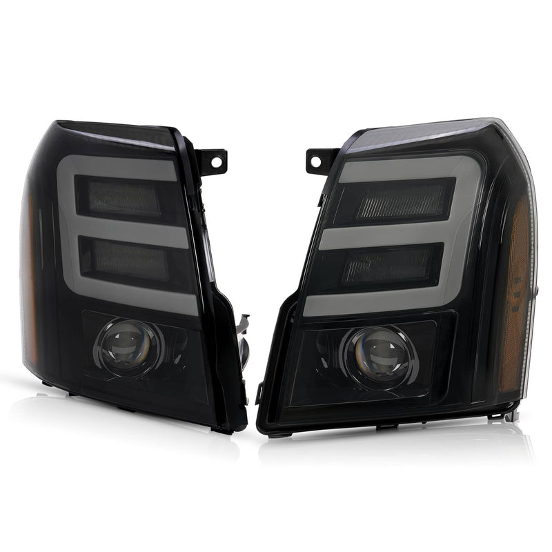 DURAFORCE LED Projector Headlights HID/Xenon for Cadillac Escalade 2007-2010-2014 ESV EXT