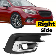 DURAFORCE Right Front Passenger Fog Light Bezel for Subaru Legacy 2018 2019