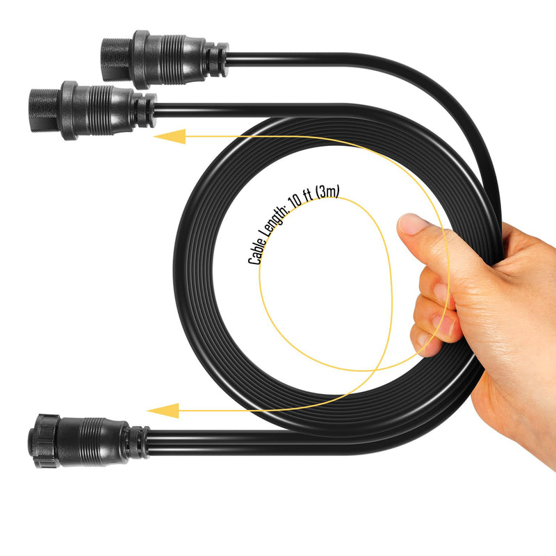 720108-1 14 M360 2DDI Y Transducer Adapter Cable for Humminbird APEX SOLIX HELIX