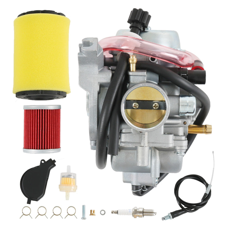 Carburetor for Suzuki Eiger 400 LTF400 2002-2007 with Manual Choke Assembly