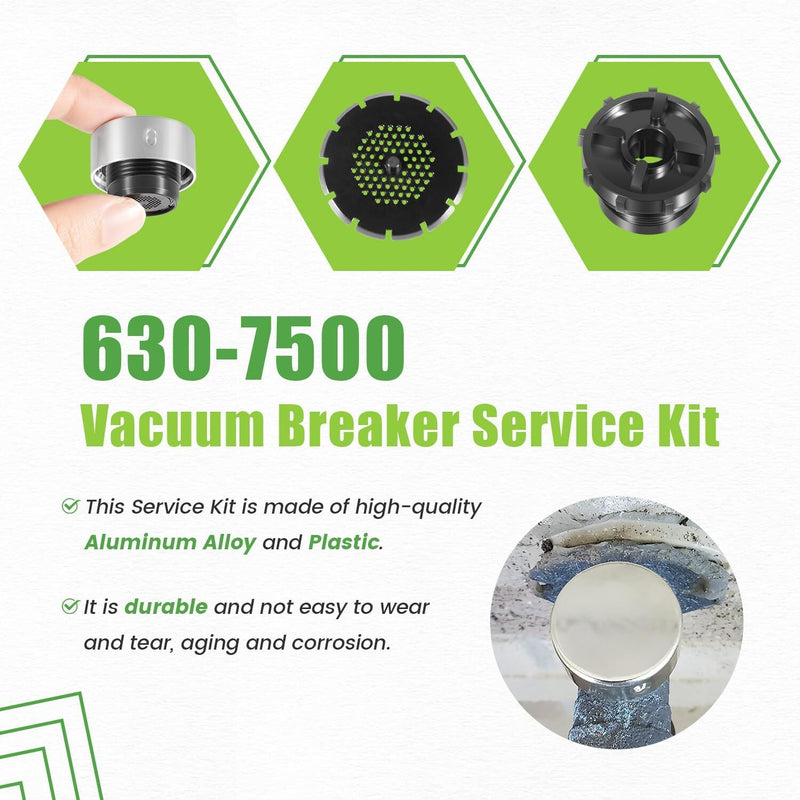 630-7500 Vacuum Breaker Repair Kit for Mansfield 400 500 Nibco 90 Valve 2-Pack