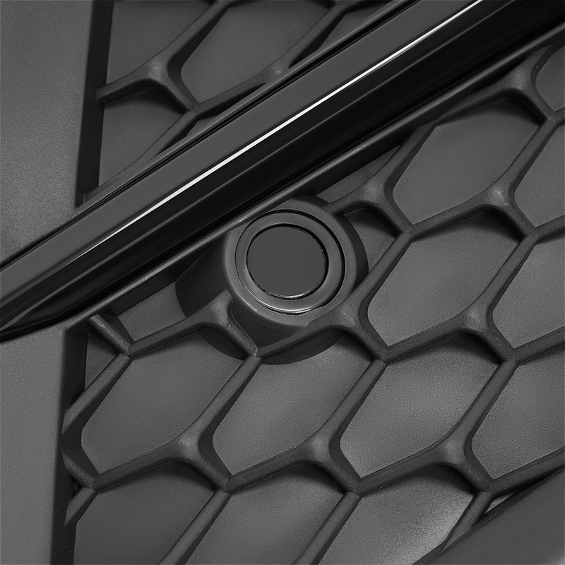 Fog Light Cover Front Bumper Lamp Bezel for Honda Odyssey 2018-2020 Black Pair