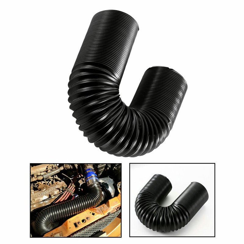 3 Inch Adjustable Flexible Car SUV Turbo Cold Air Intake System Hose Pipe