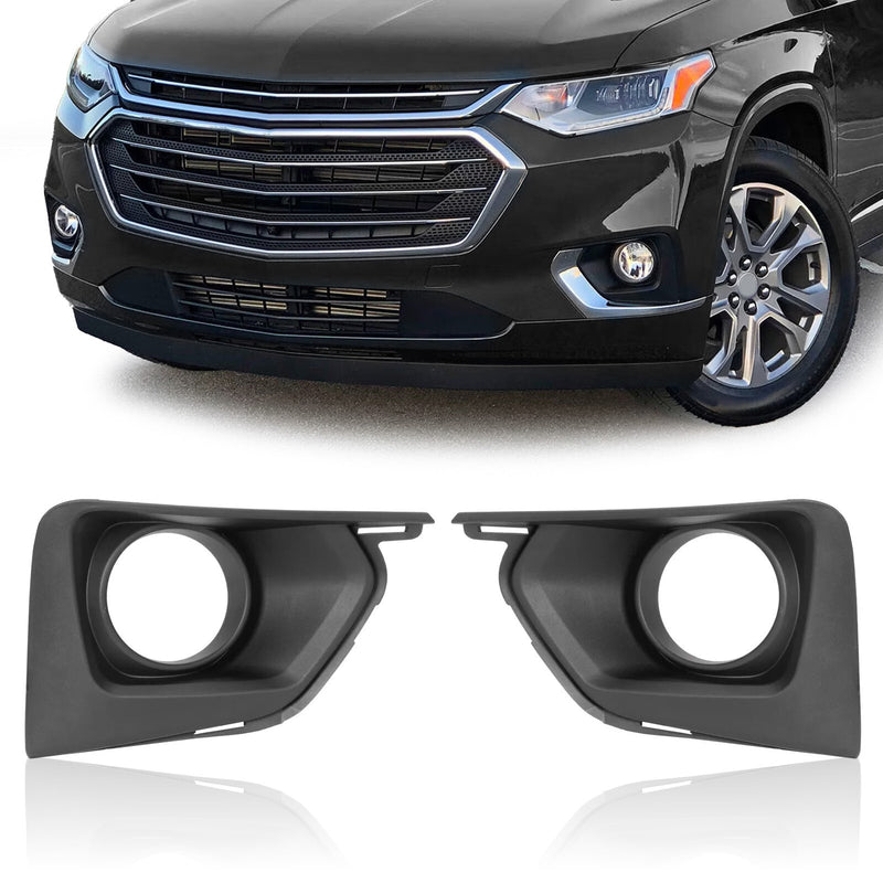 Front Fog Light Bezel Driver Passenger Side for Chevrolet Traverse 2018-2021