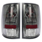 DURAFORCE Left Right Smoke Tail Lights Brake Lamps for Dodge Ram 1500 2500 3500 2009-2018