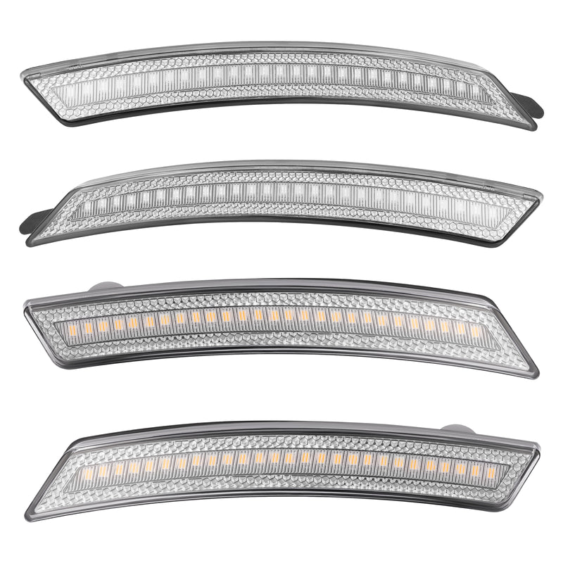Side Marker Fender Lights Front Rear for Mini Cooper 2007-2015 R55 R56 R57 Set