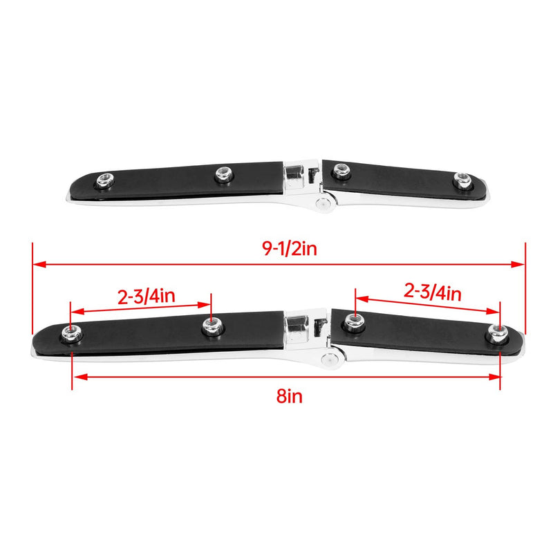 DURAFORCE Trunk Hinge Set for Chevrolet for Pontiac for Oldsmobile for Buick 1940-1948