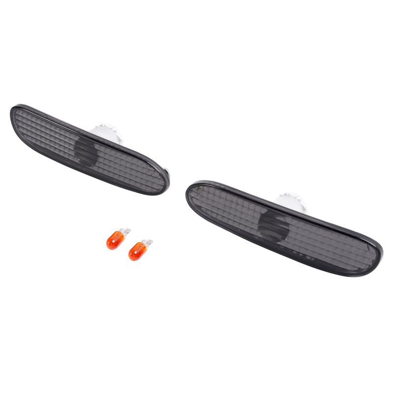Front Smoke Bumper Side Marker Lights Lamp for Dodge Neon 2000-2005 LH & RH Pair