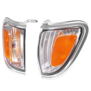 DURAFORCE Headlights Corner Signal Lights With All Bulbs for Toyota Tacoma 2001-2004 Pair