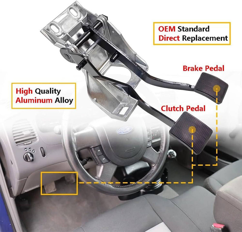 6L5Z2455BB Brake Clutch Pedal Bracket Mount Assembly for Ford Ranger 95-06