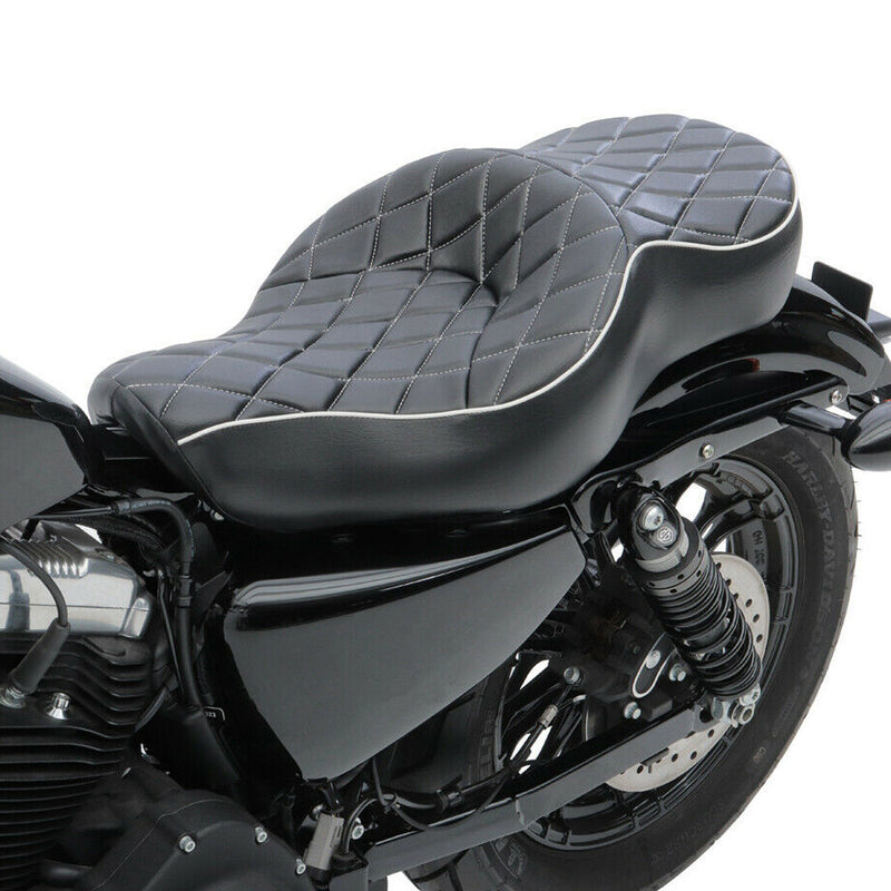 Driver Passenger Two-Up Seat Cushion for Harley Sportster XL 883 1200 48
