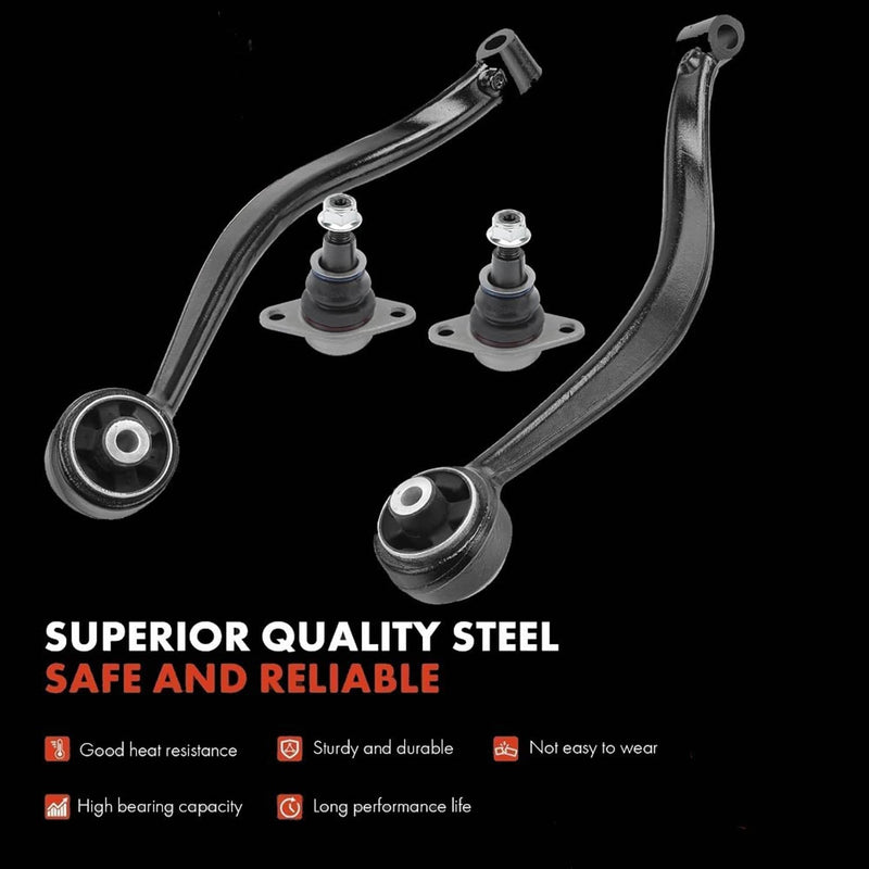 6Pcs Front Lower Control Arm Ball Joint Suspension Kit for BMW X3 X4 2011-2018