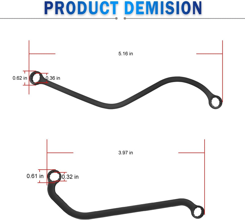 6087 Injection Pump Wrench Set for GM 6.5L Diesel Engine 1996-1999 Full-Size