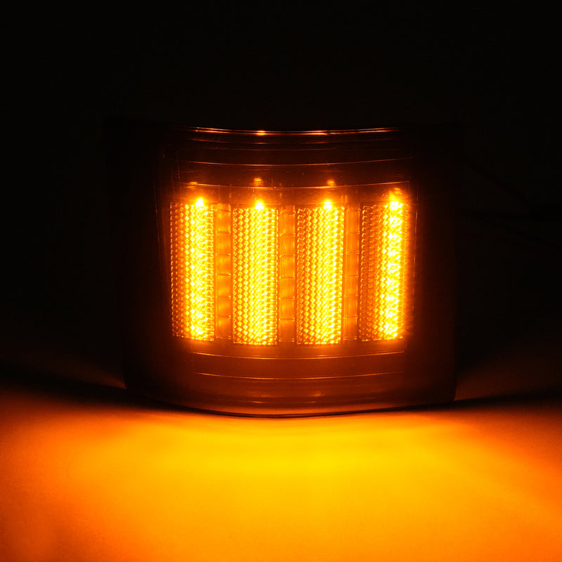Smoke Sequential LED Corner Marker Lights for Chevy C/K 1500 2500 1994-1999 4PC