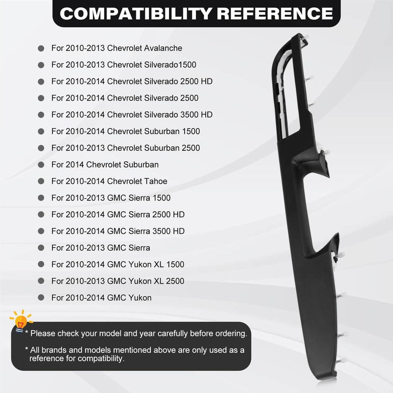 80994 Right Door Panel Handle Armrest Repair for GMC Sierra Chevrolet