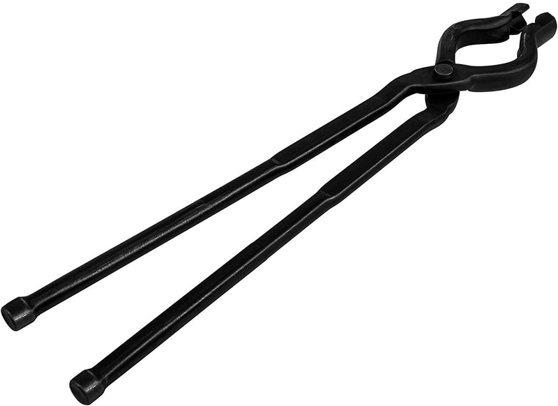 17 Inch V-Bit Bolt Knife Making Blacksmith Tongs Bladesmith Wolf Jaw Anvil Forge