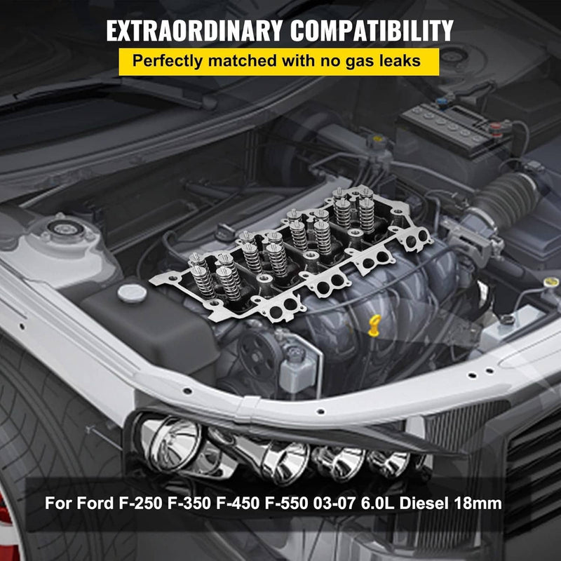 20mm Cylinder Head for 03-07 Ford F-250 F-350 F-450 F550 6.0L Powerstroke Diesel
