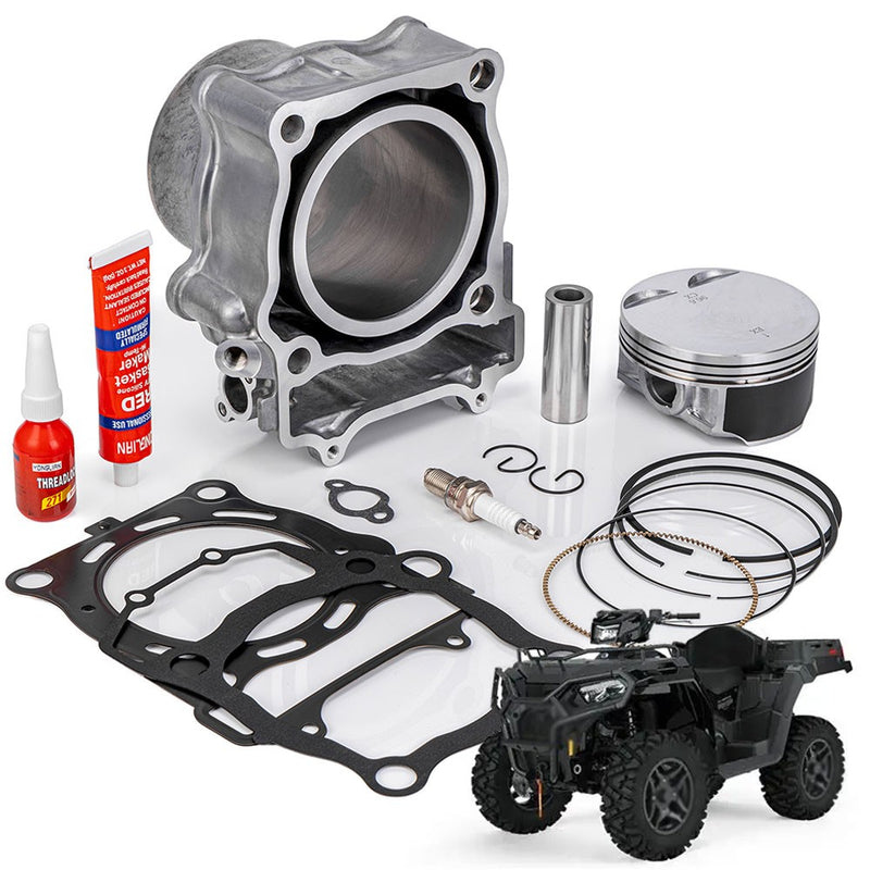 96.6mm Cylinder Piston Gasket Top End Kit for Polaris Sportsman 550 XP EPS 09-14