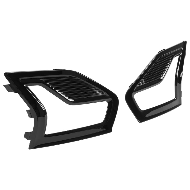 Front Bumper Fog Light Lamp Grille Covers Bezel Trim for Ford Fusion 2019-2020
