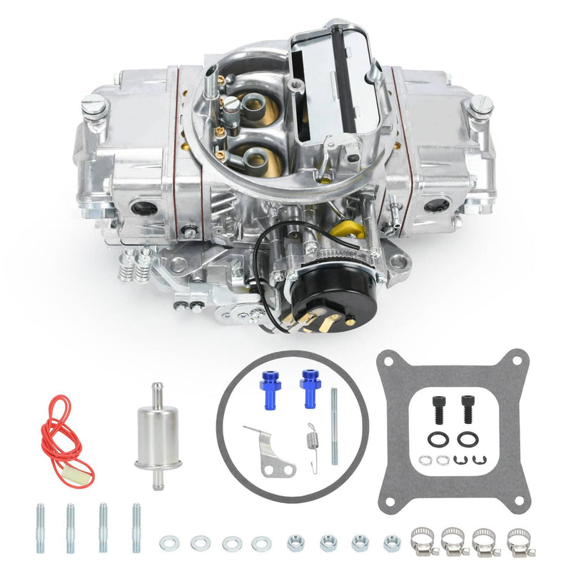 750 CFM Double Pumper 4 Barrel Carburetor E-Choke for Holley Quickfuel Brawler