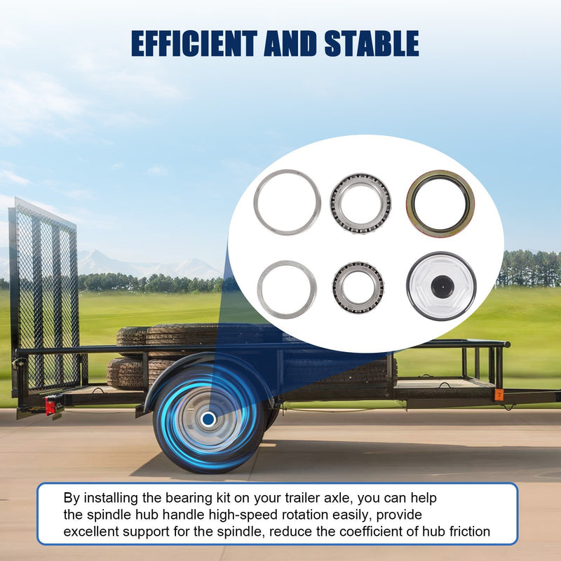 Trailer Bearing Kit for Dexter 10K GD 10-51 Seal Axle After 2009 9-123 8-415