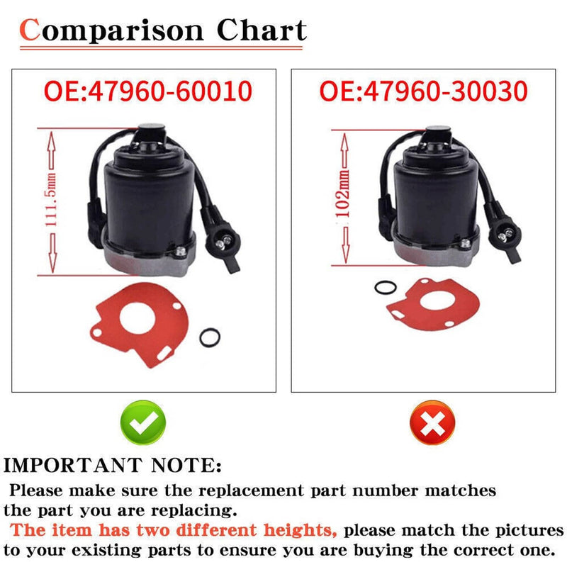 ABS Brake Booster Pump Motor for Toyota 4Runner Lexus LX470