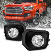 DURAFORCE For 2016-2023 Toyota Tacoma SR SR5 TRD Fog Lights Bumper Lamps Clear Lens Pair