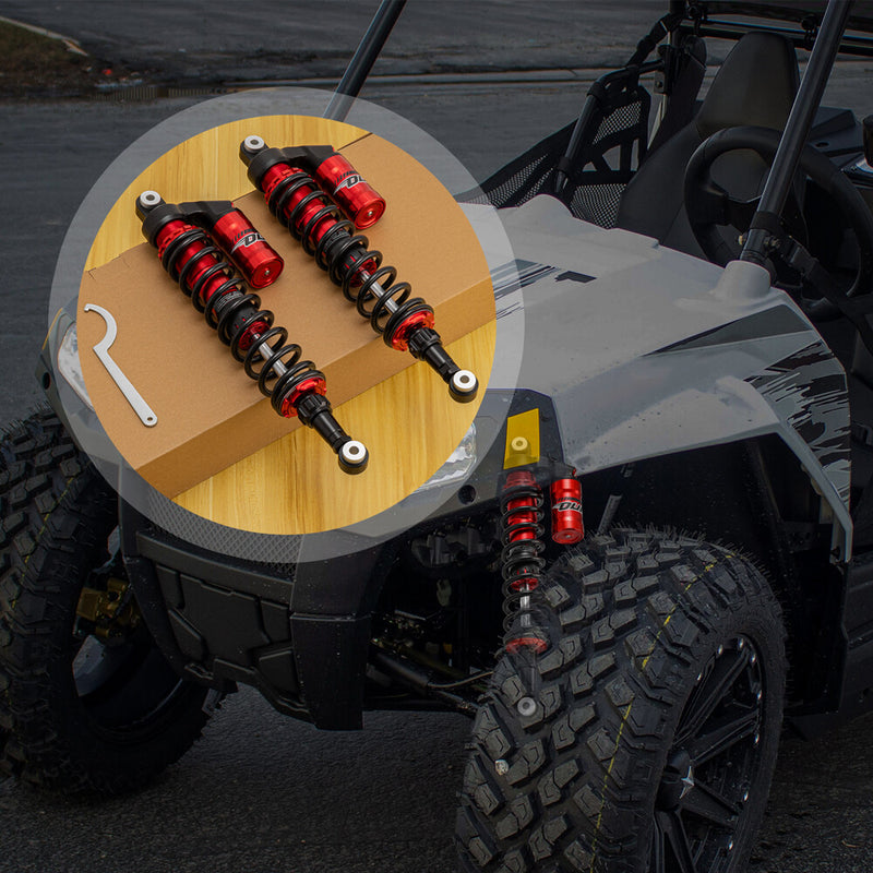 Front Rear Air Shocks Absorbers 380mm 420mm for Polaris RZR 170 2009-2021