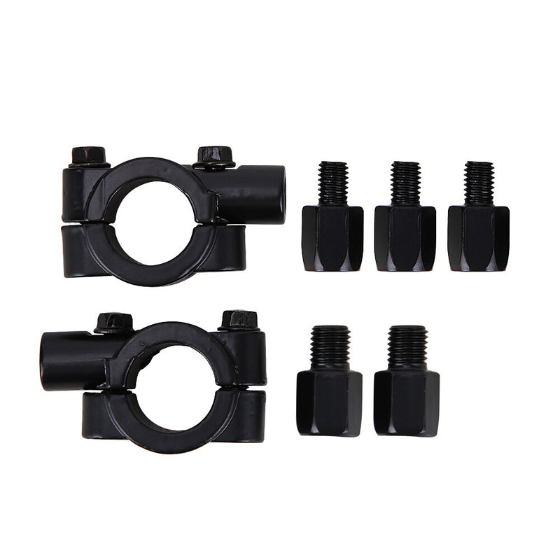 ATV Rear View Side Mirror Set 7/8" Handlebar Mount for Honda Yamaha Universal
