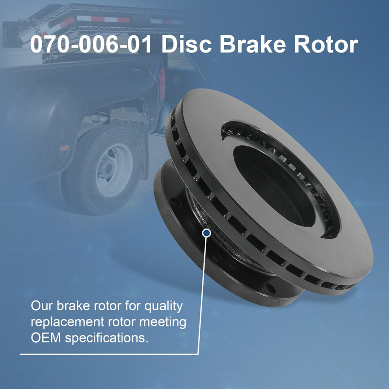 070-006-01 Trailer Brake Rotor & Pads K71-180-00 for Dexter 10K-12K Hydraulic