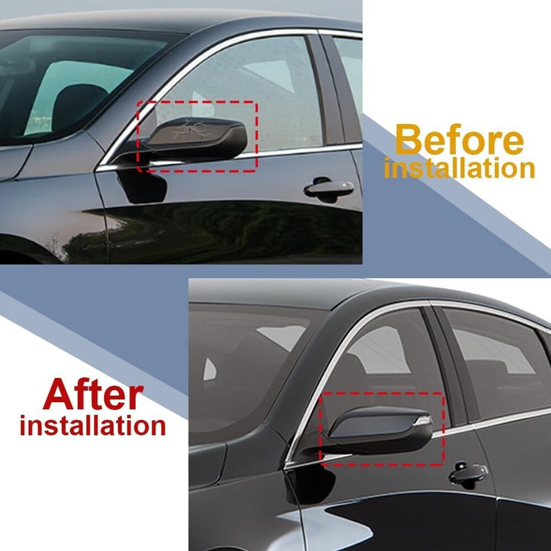 Driver Passenger Side Mirror Cover Cap Glossy for Chevrolet Malibu 2016-2020