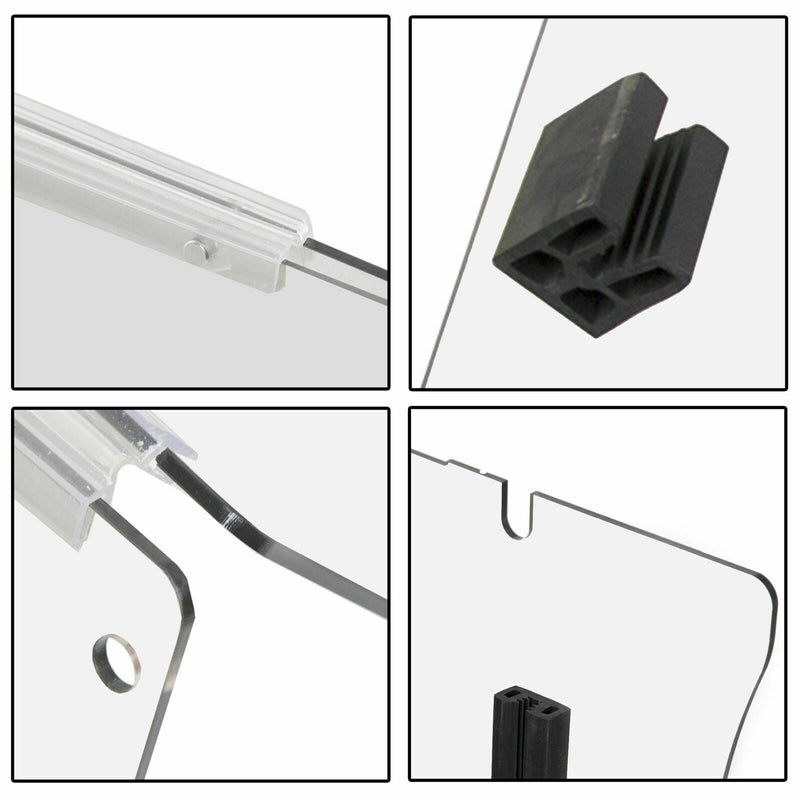 Clear Folding Windshield for Yamaha G14 G16 G19 1995-2003 Gas Electric