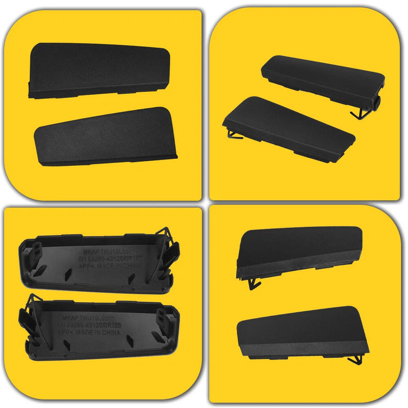 DURAFORCE Front Bumper Tow Hook Eye Cover Cap 2X for Toyota RAV4 2019 2020 2021 2022 2023