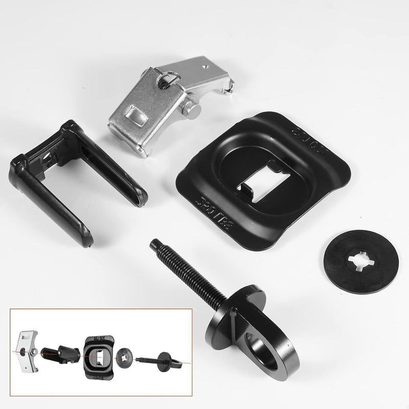 23146899 Black Truck Bed Cargo Tie Down Loop Kit for Silverado Sierra Colorado