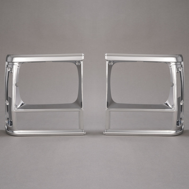 Headlight Bezel Trim for Jeep Cherokee 91-96 Comanche 91-92 Chrome 2PCS