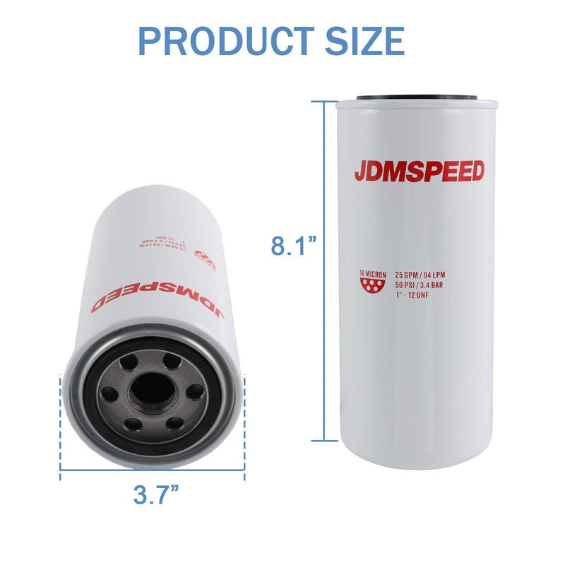F1810PM0 Fuel Filter 18 GPM 50PSI 10 Micron Spin On Particulate for Fill-Rite