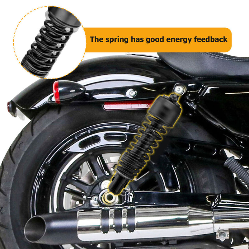 13" Rear Suspension Shocks Pair for Harley Touring Road King Glide CVO 1984-2024