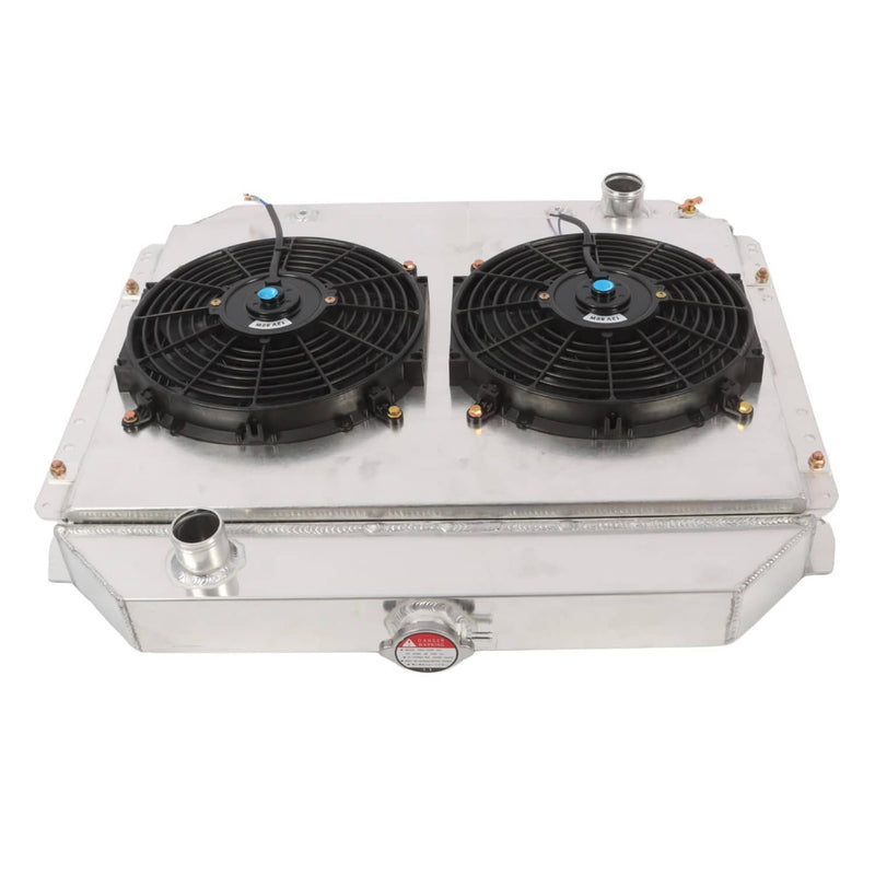 4 Row Radiator Shroud Fan for Ford F100 F150 F250 F350 Bronco Pickup 1966-1979
