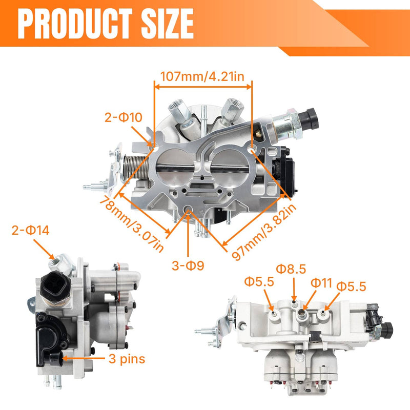 17093045 Throttle Body for Chevy GMC C1500 C2500 K1500 K2500 5.7L 1993-1995