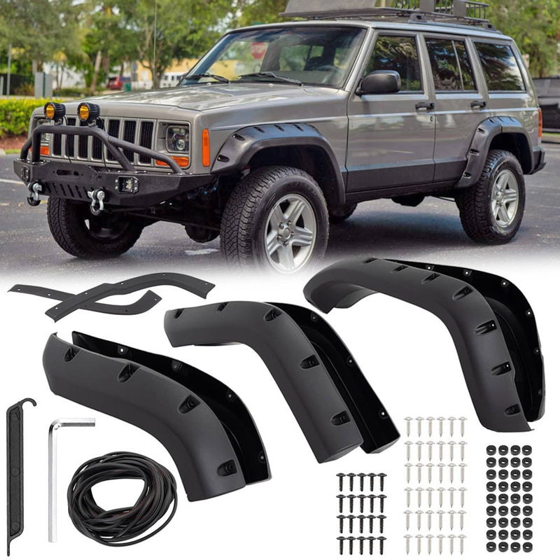 Fender Flares for Jeep Cherokee XJ Sport Utility 4-Door 1984-2001