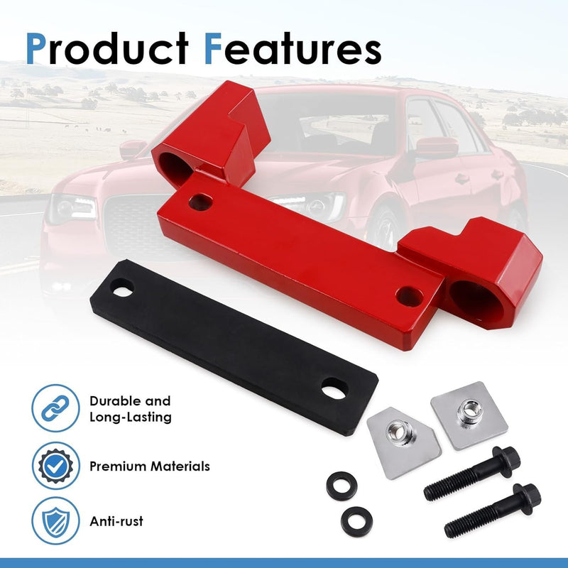 Fit 2015-2023 Dodge Diff Brace Anodized Red SRT Hellcat Scat Redeye Differential