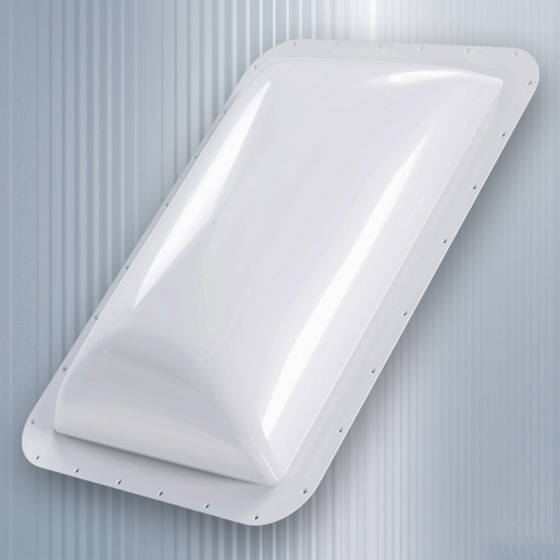 18" x 26" White RV Roof Skylight Cover for Camper Truck UV Resistant